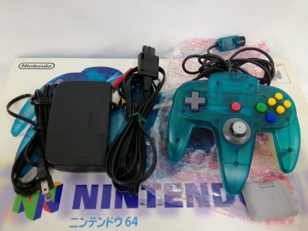 【中古】【動作確認済】【開封品】ニンテンドー64本体 (クリアブルー)＜レトロゲーム＞（代引き不可）6552