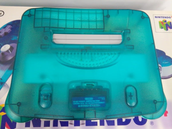【中古】【動作確認済】【開封品】ニンテンドー64本体 (クリアブルー)＜レトロゲーム＞（代引き不可）6552