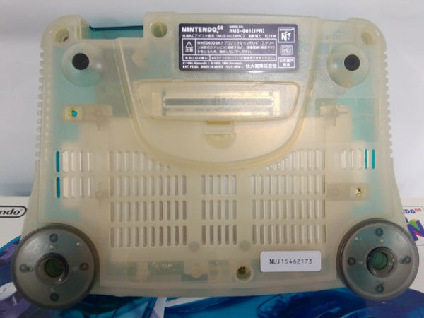 【中古】【動作確認済】【開封品】ニンテンドー64本体 (クリアブルー)＜レトロゲーム＞（代引き不可）6552