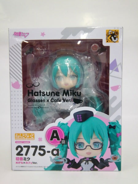 【中古】【未開封】ねんどろいど 初音ミク めがね×カフェVer. 「グッスマくじ 初音ミク 2025 Autumn」 A賞＜フィギュア＞（代引き不可）6552