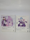 【中古】【開封品】アニメBlu-ray　Disc　Re：ゼロから始める異世界生活 初回限定版 BOX2つ付き全9巻セット＜Blu-ray＞（代引き不可）6552