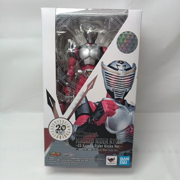 【中古】【開封品】S.H.Figuarts 仮面ライダー龍騎 -20 Kamen Rider Kicks Ver.- 「仮面ライダー龍騎」＜フィギュア＞（代引き不可）6556