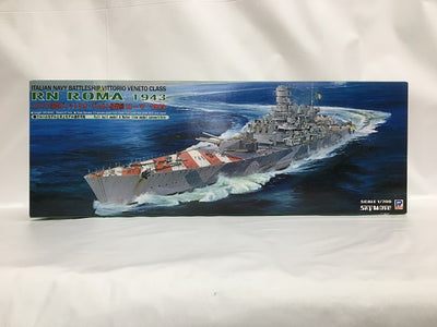 【中古】【未組立】1/700 WW.II イタリア海軍 戦艦 ローマ 1943 「スカイウェーブシリーズ」[W132]＜プラモデル＞（...