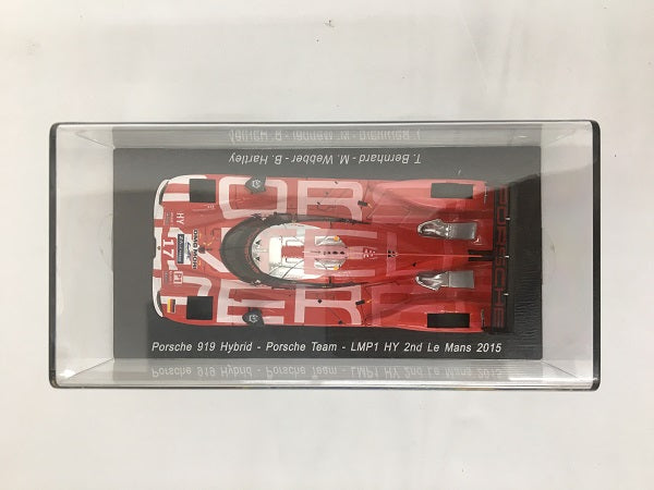 【中古】【開封品】1/43 Porsche 919 Hybrid 2nd LMP1 Porsche Team T. Bernhard - M. Webber - B. Hartley