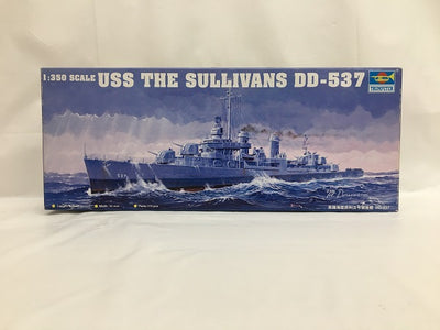 【中古】【未組立】1/350 米海軍 フレッチャー級駆逐艦 ザ・サリバンズ [05304]＜プラモデル＞（代引き不可）6558