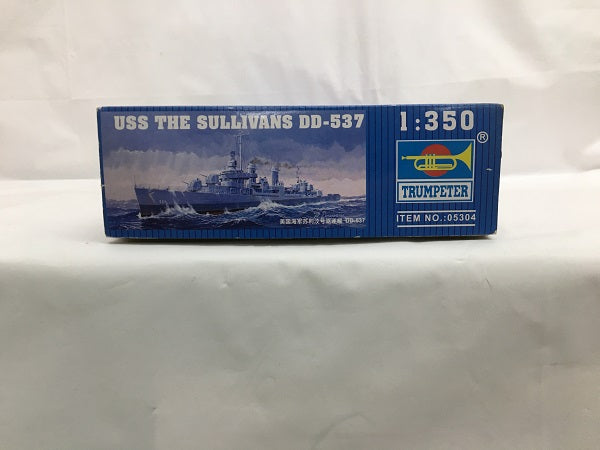 【中古】【未組立】1/350 米海軍 フレッチャー級駆逐艦 ザ・サリバンズ [05304]＜プラモデル＞（代引き不可）6558