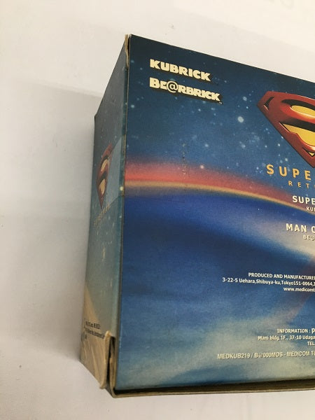 【中古】【開封品】KUBRICK SUPERMAN ＆ BE＠RBRICK MAN OF STEEL セット 「スーパーマン・リターンズ」＜フィギュア＞（代引き不可）6558