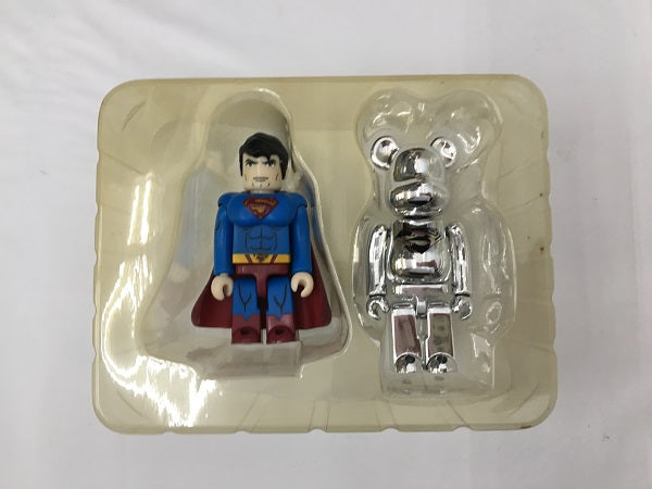 中古】【開封品】KUBRICK SUPERMAN ＆ BE＠RBRICK MAN OF STEEL セット 「スーパーマン・リターンズ」＜