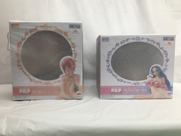 【中古】【未開封】2体セット　レベッカ Ver.BB 「ワンピース」 Portrait.Of.Pirates ワンピース”LIMITED EDITION”／ネフェルタリ・ビビ Ver.BB_02 「ワンピース」 Portrait.Of.Pirates ワンピース”LIMITED EDITION”　メガトレショップ＆オンラインショップ限定＜フィギュア＞（代引き不可）6558