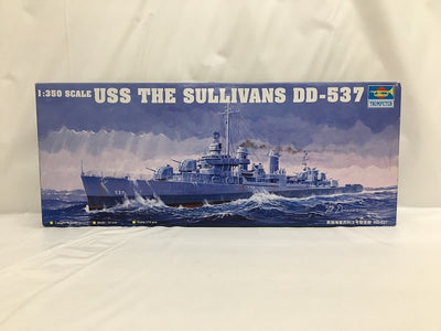 【中古】【未組立】1/350 米海軍 フレッチャー級駆逐艦 ザ・サリバンズ＜プラモデル＞（代引き不可）6558