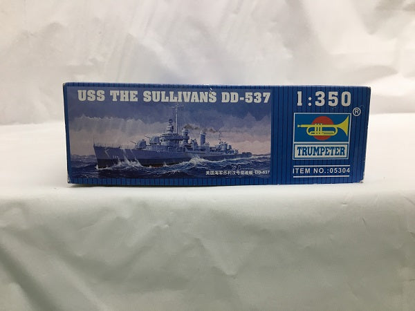 【中古】【未組立】1/350 米海軍 フレッチャー級駆逐艦 ザ・サリバンズ＜プラモデル＞（代引き不可）6558