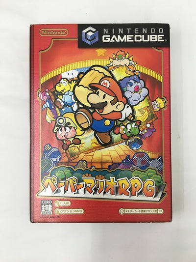 【中古】【箱説あり】NGCソフト　ペーパーマリオRPG＜レトロゲーム＞（代引き不可）6558