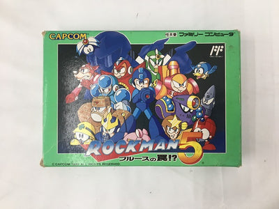 【中古】【箱説あり】ロックマン5 ブルースの罠＜レトロゲーム＞（代引き不可）6558