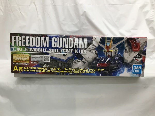 【中古】【未組立】1/100 MG フリーダムガンダム Ver.2.0 ソリッドクリア 「一番くじ 機動戦士ガンダム ガンプラ 2023」 A賞 [2682512]＜プラモデル＞（代引き不可）6558