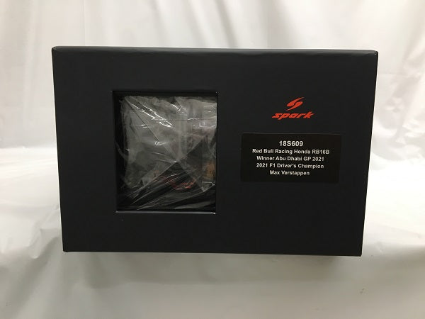 【中古】【開封品】1/18 Red Bull Racing Honda RB16B Red Bull Racing Winner Abu Dhabi GP 2021 Max Verstappen World Champion Edition