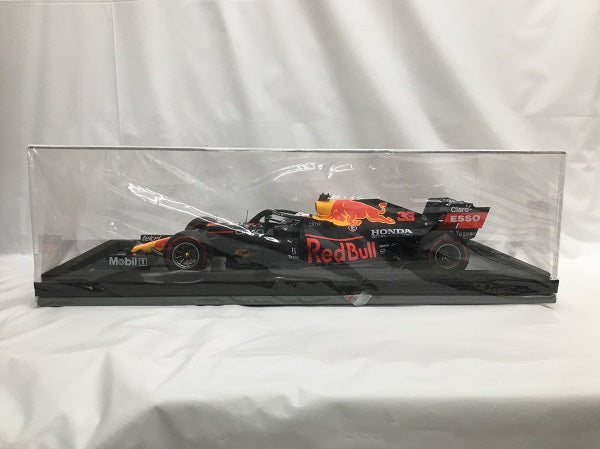 【中古】【開封品】1/18 Red Bull Racing Honda RB16B Red Bull Racing Winner Abu Dhabi GP 2021 Max Verstappen World Champion Edition