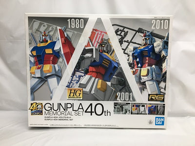 【中古】【未組立】1/144 GUNPLA 40th メモリアル3体セット 「機動戦士ガンダム」 イベント限定＜プラモデル＞（代引き不...