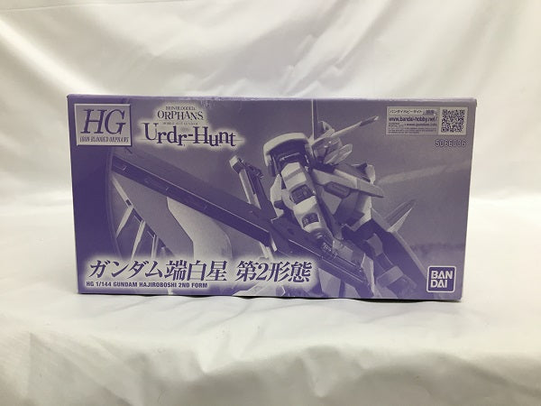 【中古】【未組立】1/144 HG ガンダム端白星 第2形態 「機動戦士ガンダム鉄血のオルフェンズ ウルズハント」 プレミアムバンダイ限定＜プラモデル＞（代引き不可）6558