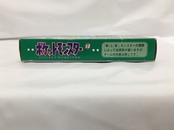 【中古】【箱説あり】ゲームボーイソフト　ポケットモンスター 緑＜レトロゲーム＞（代引き不可）6558