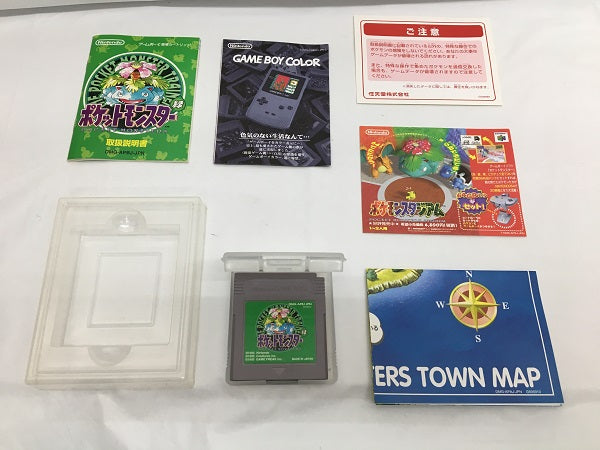 【中古】【箱説あり】ゲームボーイソフト　ポケットモンスター 緑＜レトロゲーム＞（代引き不可）6558