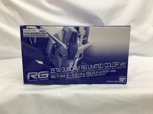 【中古】【未組立】1/144 RG MSZ-006 Zガンダム RGリミテッドカラーVer. 「機動戦士Zガンダム」 プレミアムバンダイ限定＜プラモデル＞（代引き不可）6558