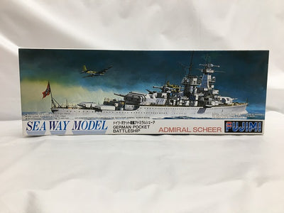 【中古】【未組立】1/700 No.34 ドイツ・ポケット戦艦 アドミラルシェーア 「シーウェイモデルシリーズ」＜プラモデル＞（代引き...