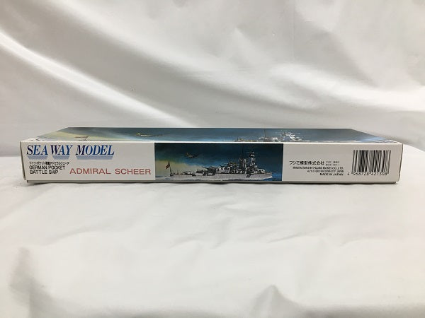 【中古】【未組立】1/700 No.34 ドイツ・ポケット戦艦 アドミラルシェーア 「シーウェイモデルシリーズ」＜プラモデル＞（代引き不可）6558