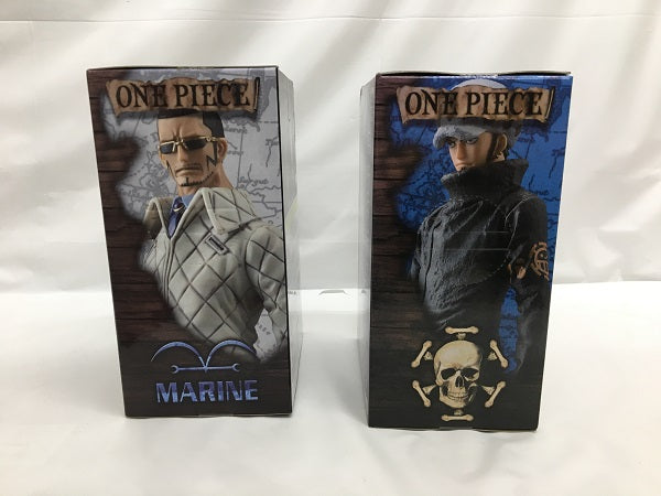 【中古】【未開封】「ワンピース」フィギュア　2種セット DXF〜THE GRANDLINE MEN〜vol.17ヴェルゴ・vol.18トラファルガー・ロー＜フィギュア＞（代引き不可）6558