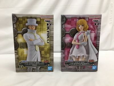 【中古】【未開封】【2種セット】「ワンピース」 DXF〜THE GRANDLINE SERIES〜　カク/ステューシー ＜フィギュア＞...