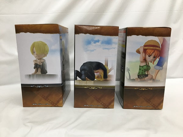 【中古】【未開封】【３種セット】「ワンピース」 ワールドコレクタブルフィギュア ログストーリーズ＜フィギュア＞（代引き不可）6558