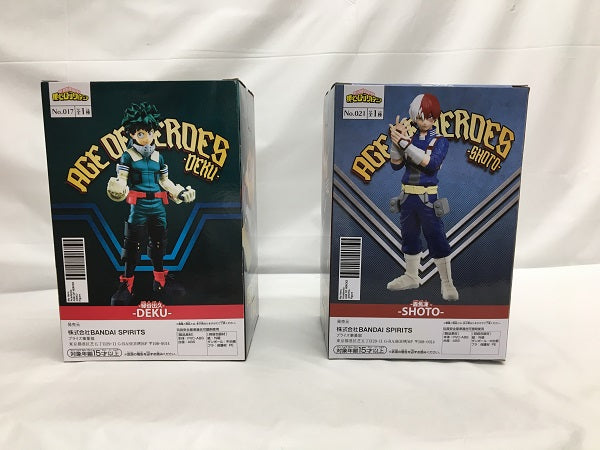 【中古】【未開封】【4種セット】「僕のヒーローアカデミア」 AGE OF HEROES　フィギュア＜フィギュア＞（代引き不可）6558