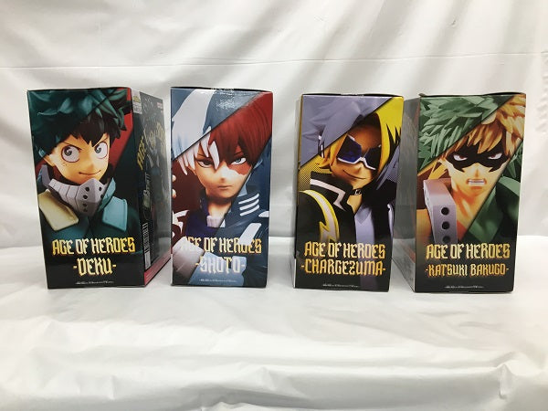 【中古】【未開封】【4種セット】「僕のヒーローアカデミア」 AGE OF HEROES　フィギュア＜フィギュア＞（代引き不可）6558