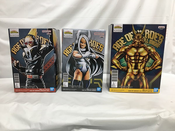 【中古】【未開封】【3種セット】「僕のヒーローアカデミア」 AGE OF HEROES　フィギュア＜フィギュア＞（代引き不可）6558