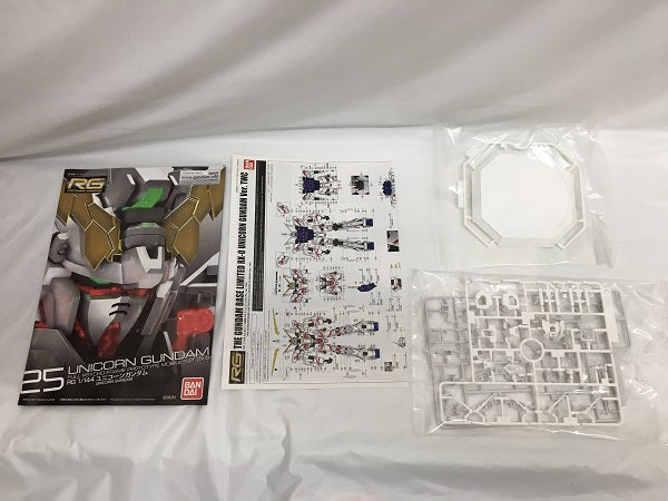 【中古】【未組立】1/144 RG RX-0 ユニコーンガンダム Ver.TWC 「機動戦士ガンダムUC」 ガンダムベース限定＜プラモデル＞（代引き不可）6558