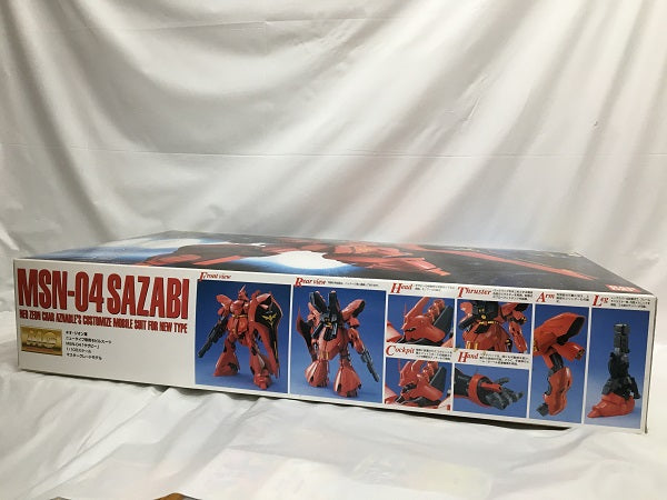 【中古】【未組立】1/100 MG MSN-04 サザビー「機動戦士ガンダム 逆襲のシャア」＜プラモデル＞（代引き不可）6558