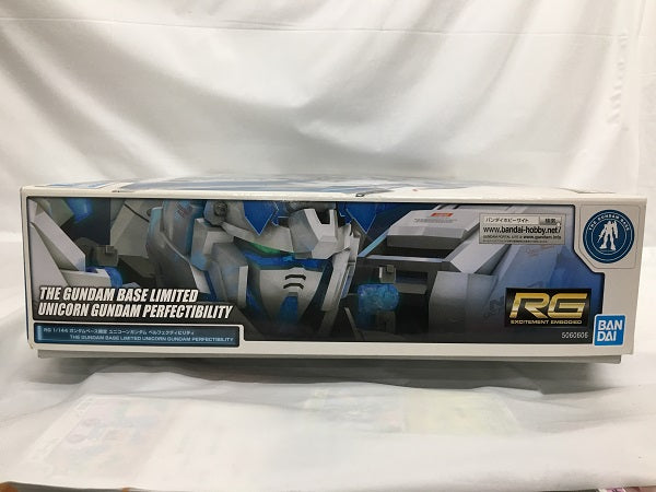 【中古】【未組立】1/144 RG RX-0 ユニコーンガンダム ペルフェクティビリティ 「機動戦士ガンダムUC」 ガンダムベース限定＜プラモデル＞（代引き不可）6558