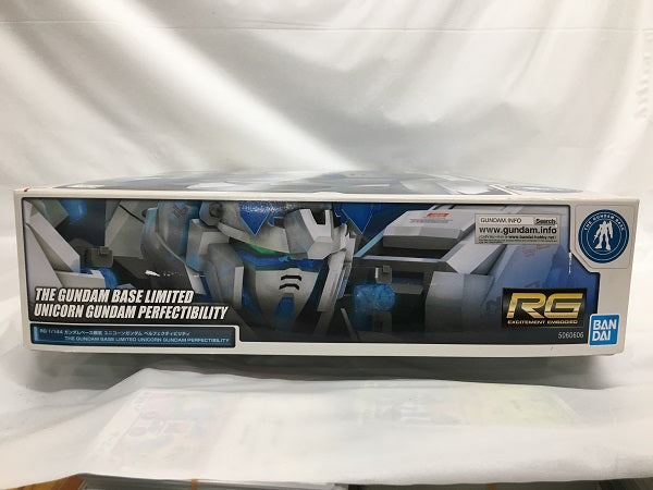 【中古】【未組立】1/144 RG RX-0 ユニコーンガンダム ペルフェクティビリティ 「機動戦士ガンダムUC」 ガンダムベース限定＜プラモデル＞（代引き不可）6558