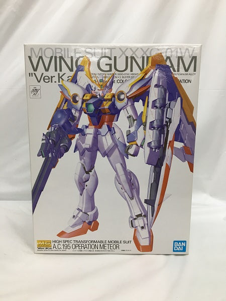 【中古】【未組立】1/100 MG XXXG-01W ウイングガンダム(Ver.Ka) 「新機動戦記ガンダムW」＜プラモデル＞（代引き不可）6558