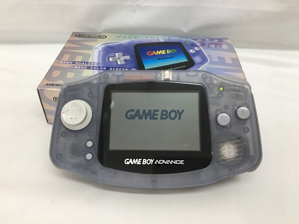 【中古】【開封品】ゲームボーイアドバンス本体 (ミルキーブルー)＜レトロゲーム＞（代引き不可）6558