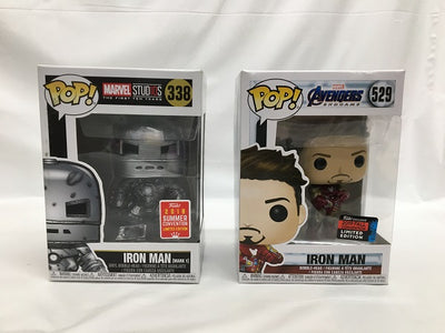 【中古】【開封品】【2種セット】POP! Marvel Series　#338　アイアンマン・マーク1　#529　アイアンマン・マーク...