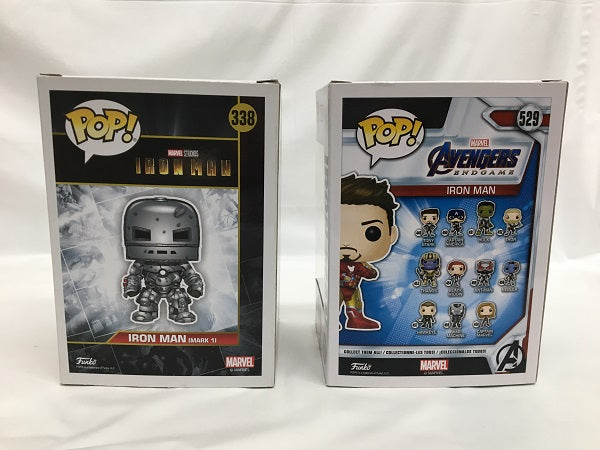 【中古】【開封品】【2種セット】POP! Marvel Series　#338　アイアンマン・マーク1　#529　アイアンマン・マーク85＜フィギュア＞（代引き不可）6558