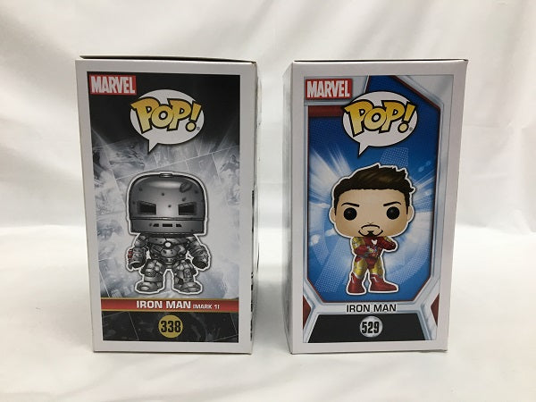 【中古】【開封品】【2種セット】POP! Marvel Series　#338　アイアンマン・マーク1　#529　アイアンマン・マーク85＜フィギュア＞（代引き不可）6558