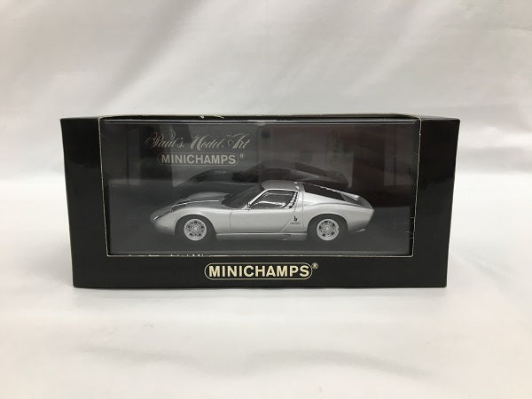 【中古】【開封品】1/43 Lamborghini Miura 1986(シルバー)＜コレクターズアイテム＞（代引き不可）6558