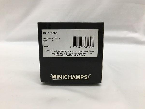 【中古】【開封品】1/43 Lamborghini Miura 1986(シルバー)＜コレクターズアイテム＞（代引き不可）6558