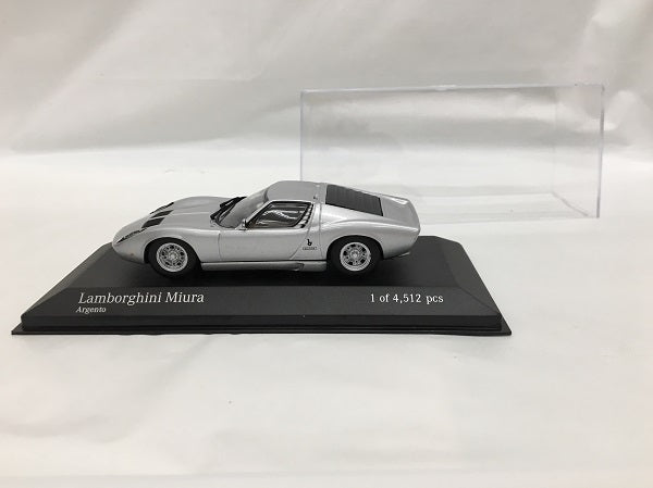 【中古】【開封品】1/43 Lamborghini Miura 1986(シルバー)＜コレクターズアイテム＞（代引き不可）6558