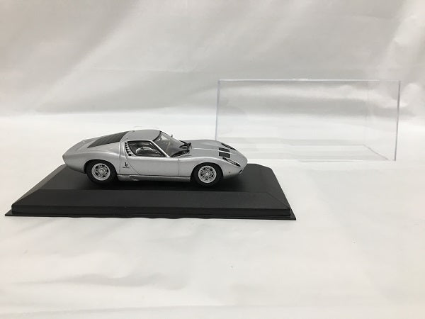 【中古】【開封品】1/43 Lamborghini Miura 1986(シルバー)＜コレクターズアイテム＞（代引き不可）6558