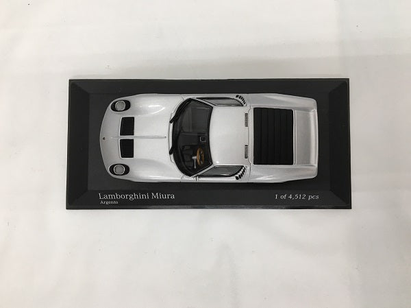 【中古】【開封品】1/43 Lamborghini Miura 1986(シルバー)＜コレクターズアイテム＞（代引き不可）6558