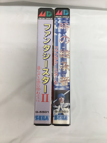 【中古】【開封品】【2点セット】メガドライブソフト　ファンタシースターII・III＜レトロゲーム＞（代引き不可）6558