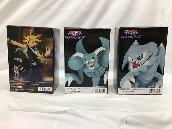 【中古】【未開封】【3点セット】遊戯王　フィギュア　「遊☆戯☆王デュエルモンスターズ」「戦光絶景」＜フィギュア＞（代引き不可）6558