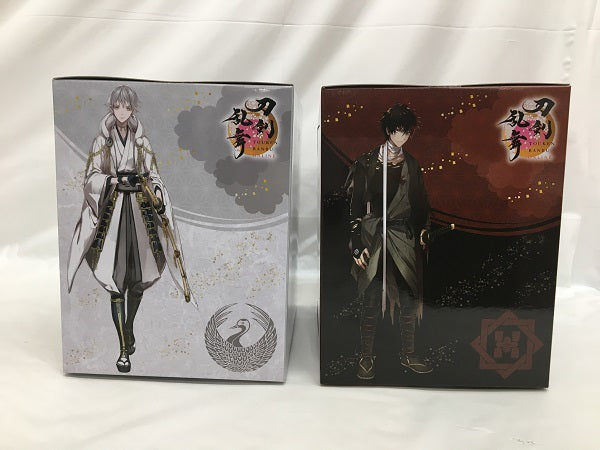 【中古】【未開封】【2点セット】「みんなのくじ 刀剣乱舞ONLINE 〜ぬーどるストッパーの陣 其ノ肆〜　ぬーどるストッパーフィギュア  A賞 鶴丸国永/ B賞 肥前忠広＜フィギュア＞（代引き不可）6558